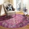 Safavieh Crystal Power Loomed Rectangle Area RugFuchsia & Purple 3 x 5 ft. CRS512S-3 - alternate 4